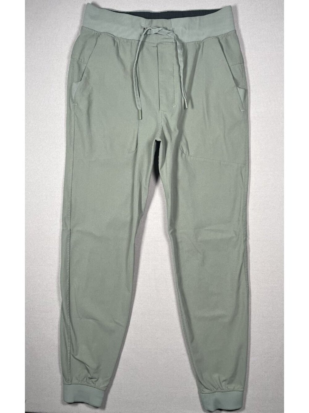 Lululemon ABC Warpstreme Athletic Willow Green Jogger Pants - Men Size Small